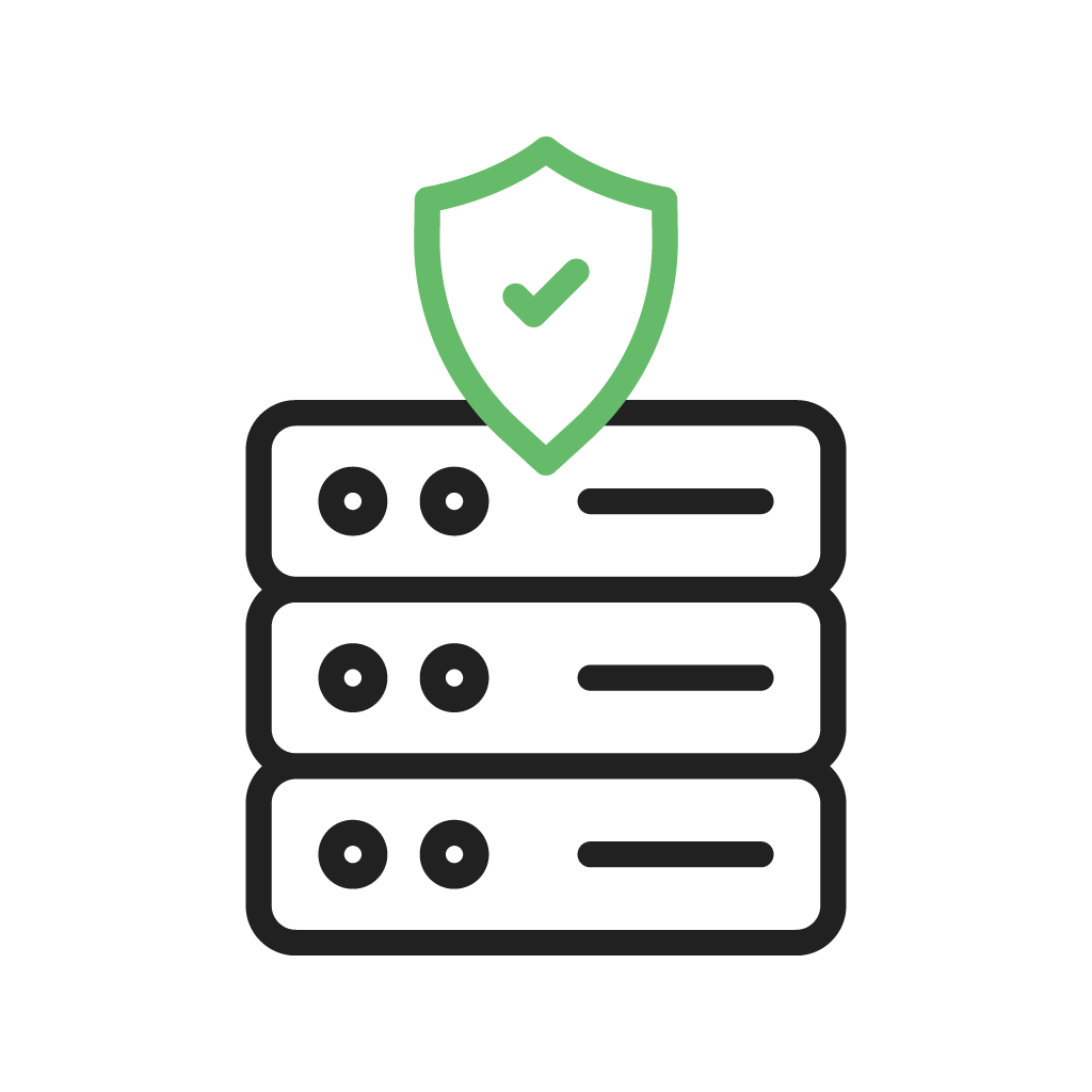 Fraud Prevention Icon - Magnifying Glass over Document