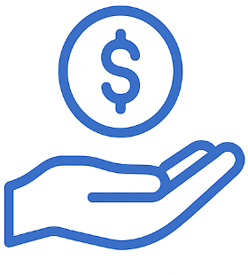 Hands-Off Income Generation Icon