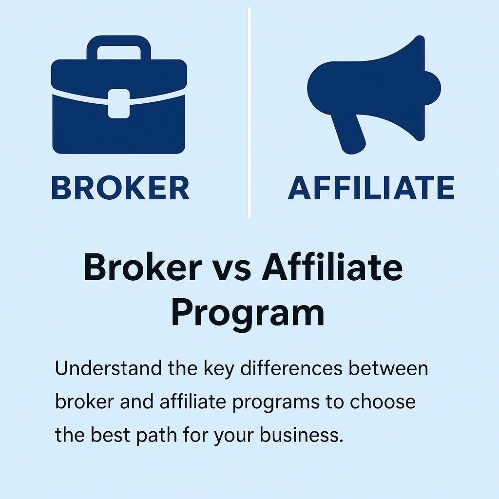Broker vs Affiliate Program