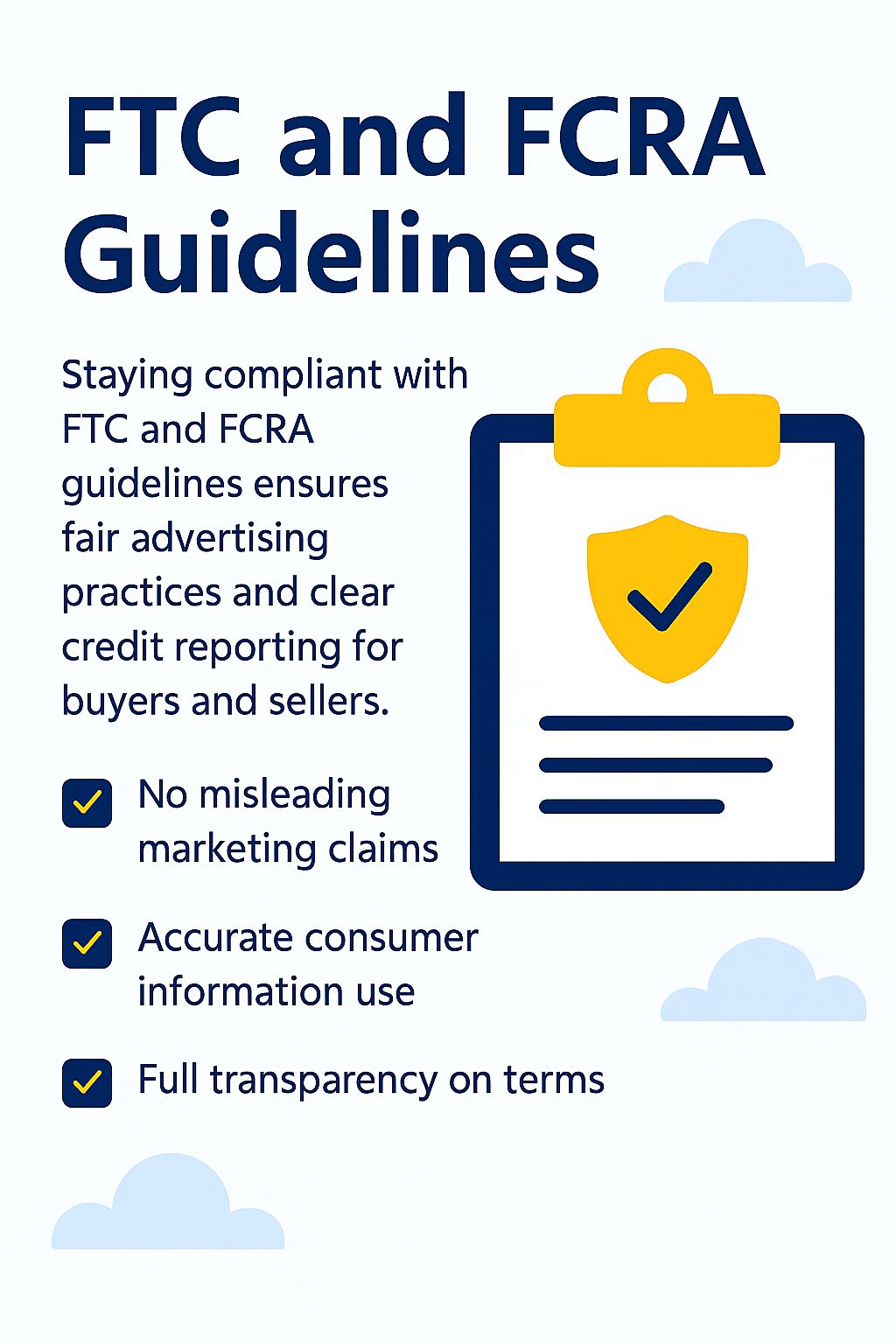 FTC and FCRA Guidelines