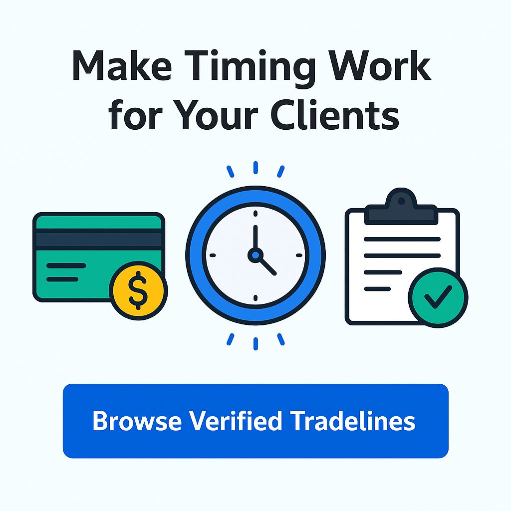 Match Tradeline Timing to Client Goals