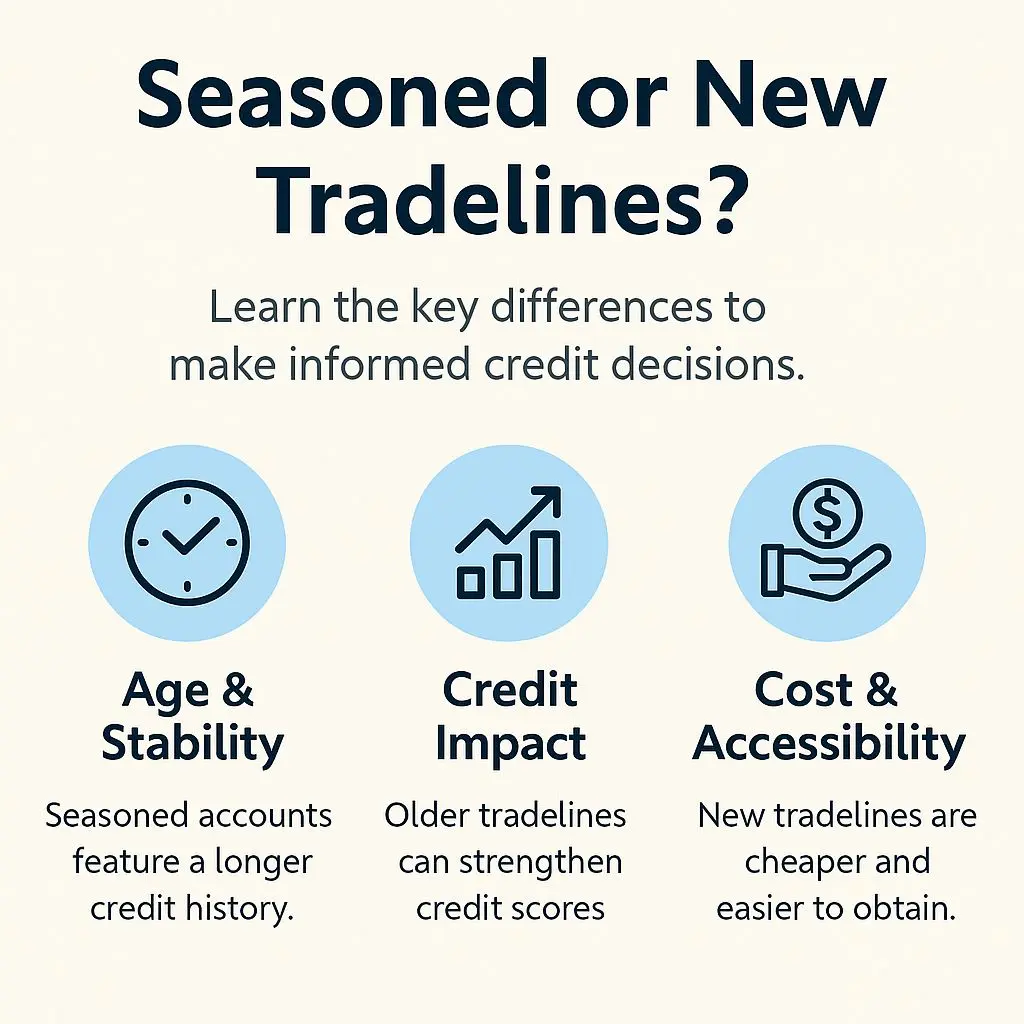 Seasoned vs New Tradelines: Which One Fits Your Credit Strategy?